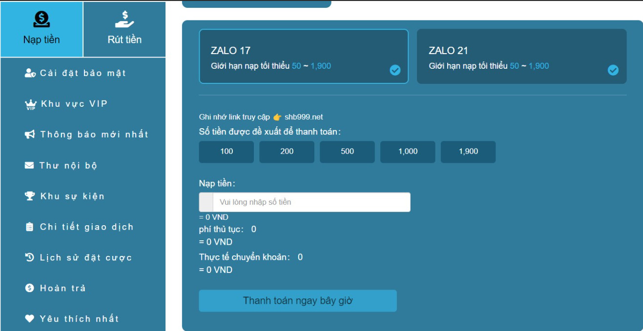 Shbet – Đăng Ký Shbet – Trang Chủ Chính Thức Tải App Shbet 32 Nạp tiền vào Shbet88 qua ví điện tử